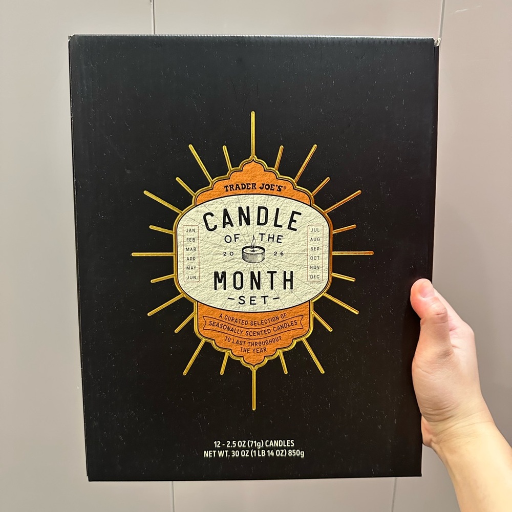 NEW Trader Joe's Scented Candles Gift Set - 2026 Edition